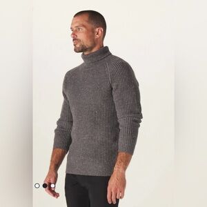 SOLD The Normal Brand Grey Seawool Nep Turtleneck Knit Sweater‎ NWT, Size Medium